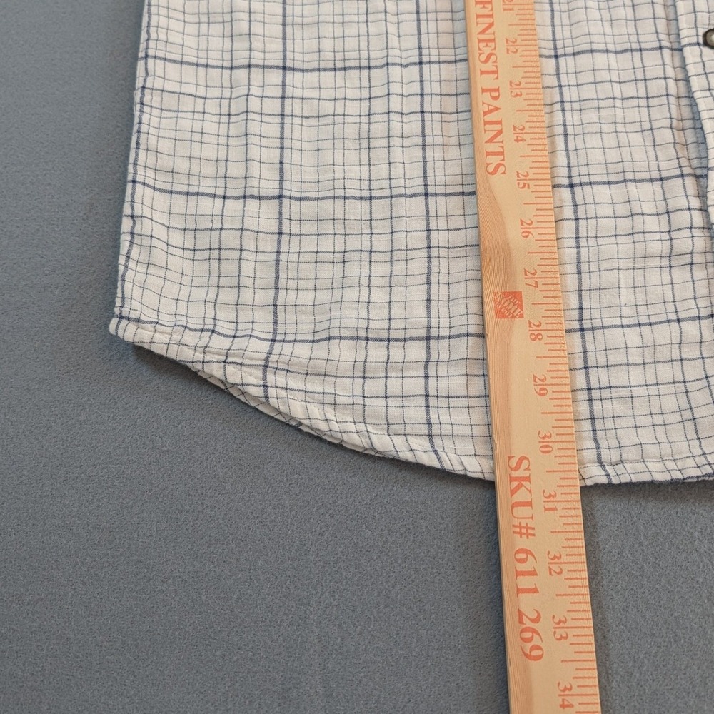 Carbon‎ 2 Cobalt Mens Button Down Long Sleeve Shirt Plaid Size Large - Picture 4 of 7